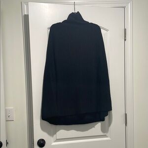 Women's Black Poncho